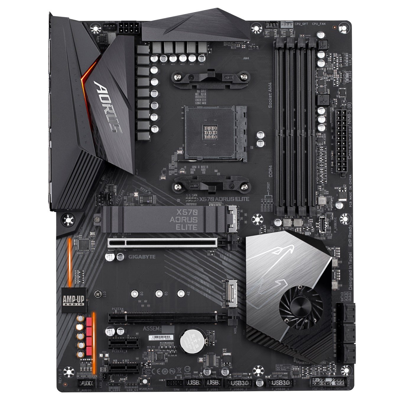 Gigabyte X Aorus Elite Amd Am X Chipset Pcie Dual M Rgb Atx Motherboard